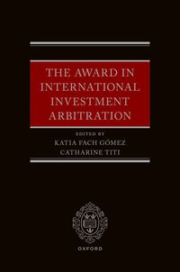 bokomslag The Award in International Investment Arbitration