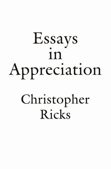Essays in Appreciation 1