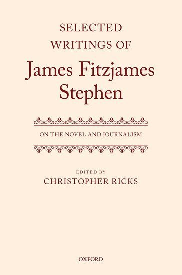 bokomslag Selected Writings of James Fitzjames Stephen