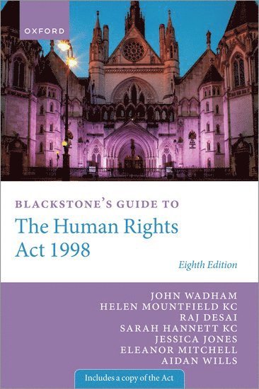 bokomslag Blackstone's Guide to the Human Rights Act 1998