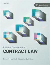 bokomslag Poole's Casebook on Contract Law