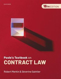bokomslag Poole's Textbook on Contract Law