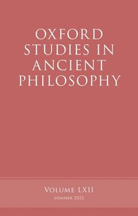 bokomslag Oxford Studies in Ancient Philosophy, Volume 62