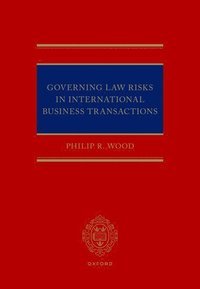 bokomslag Governing Law Risks in International Business Transactions
