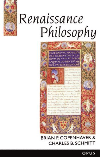 bokomslag Renaissance Philosophy