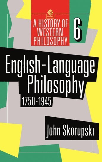 bokomslag English-Language Philosophy 1750-1945