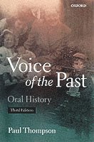 bokomslag Voice of the past - oral history