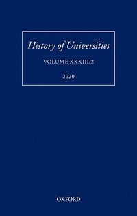 bokomslag History of Universities Volume XXXIII/2