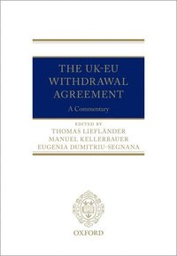 bokomslag The UK-EU Withdrawal Agreement