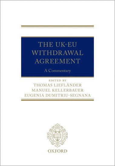 bokomslag The UK-EU Withdrawal Agreement