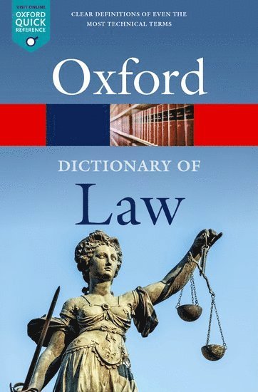 bokomslag A Dictionary of Law