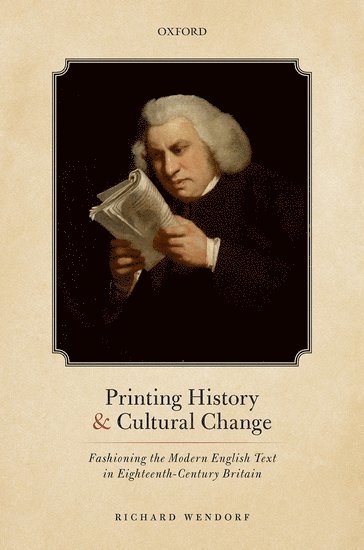 bokomslag Printing History and Cultural Change