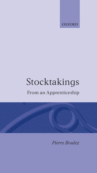 bokomslag Stocktakings from an Apprenticeship