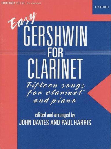 bokomslag Easy Gershwin for clarinet