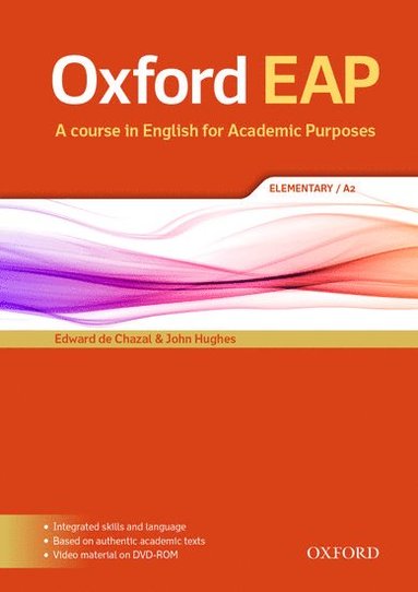 bokomslag Oxford EAP: Elementary/A2: Student's Book and DVD-ROM Pack