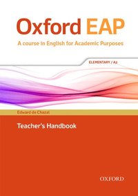 bokomslag Oxford EAP: Elementary/A2: Teacher's Book, DVD and Audio CD Pack