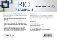 bokomslag Trio Reading: Level 3: Online Practice Student Access Card
