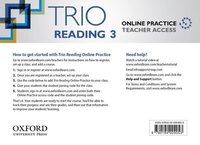 bokomslag Trio Reading: Level 3: Online Practice Teacher Access Card