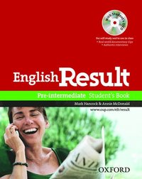 bokomslag English Result: Pre-Intermediate: Student's Book with DVD Pack