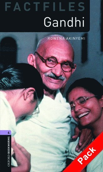 Oxford Bookworms Library Factfiles: Level 4:: Gandhi audio CD pack 1