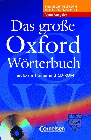 bokomslag Das große Oxford Wörterbuch. Inkl. CD-ROM