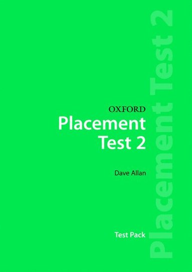 bokomslag Oxford Placement Tests 2: Test Pack