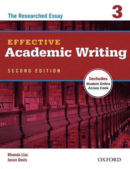 Effective Academic Writing Second Edition: 3: Student Book 1