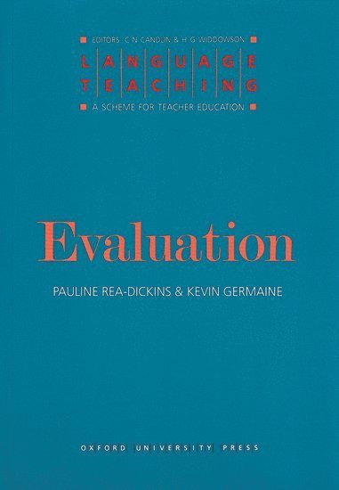 Pauline Rea-Dickins, Kevin Germaine, Rea-Dickins - Evaluation, Häftad