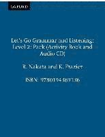 Rivers - Lets Go Grammar & List AC 2 Bk/CD, Häftad