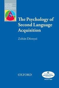 bokomslag The Psychology of Second Language Acquisition