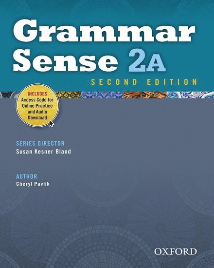 Cheryl Pavlik - Grammar Sense 2A with Access Code, Häftad