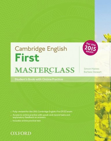 bokomslag Cambridge English: First Masterclass: Student's Book and Online Practice Pack