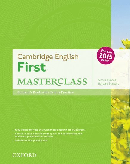 Cambridge English: First Masterclass: Student's Book and Online Practice Pack 1