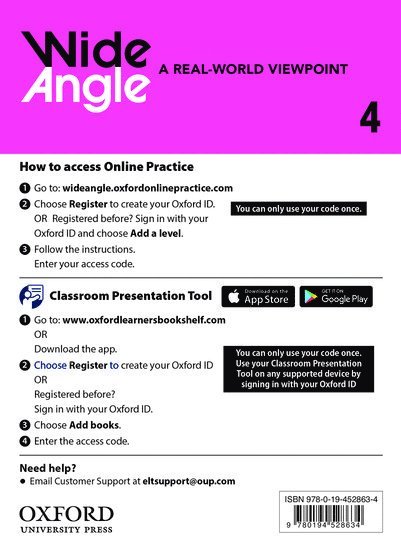 Wide Angle: Level 4: Teacher's Access Card 1