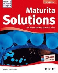 bokomslag Maturita Solutions 2e Pre Intermediate Student Book (Czech Republic)