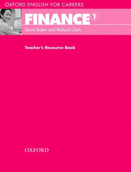 Oxford - Oxford English for Careers: Finance Teachers Resource Book, Häftad