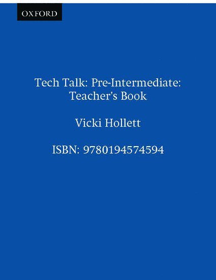 Vicki Hollett - Tech Talk Pre-Intermediate: Teacher's Book, Häftad