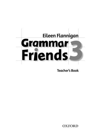 Grammar Friends 3: Teacher's Book 1
