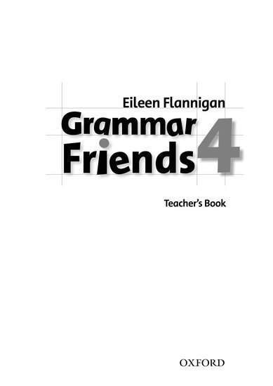 Grammar Friends 4: Teacher's Book 1