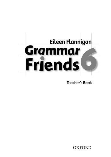 Grammar Friends 6: Teacher's Book 1