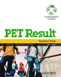 bokomslag PET Result:: Teacher's Pack (Teacher's Book with Assessment Booklet, DVD and Dictionaries Booklet)