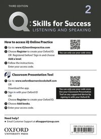 bokomslag Q: Skills for Success: Level 2: Listening and Speaking Teacher's Access Card