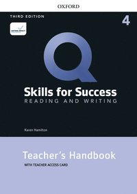 bokomslag Q: Skills for Success: Level 4: Reading and Writing Teacher's Handbook with Teacher's Access Card