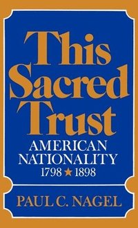 bokomslag This Sacred Trust