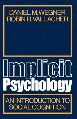 bokomslag Implicit Psychology