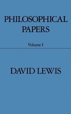 bokomslag Philosophical Papers: Volume I