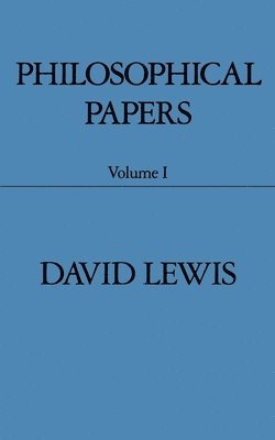 Philosophical Papers: Volume I 1