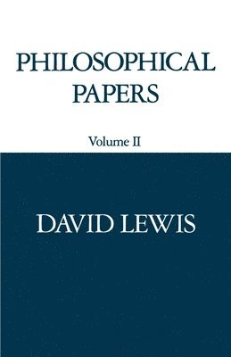Philosophical Papers: Volume II 1