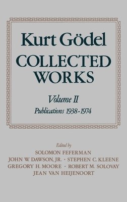 Kurt Gdel: Collected Works: Volume II 1