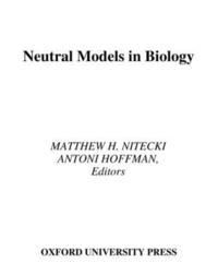 bokomslag Neutral Models in Biology